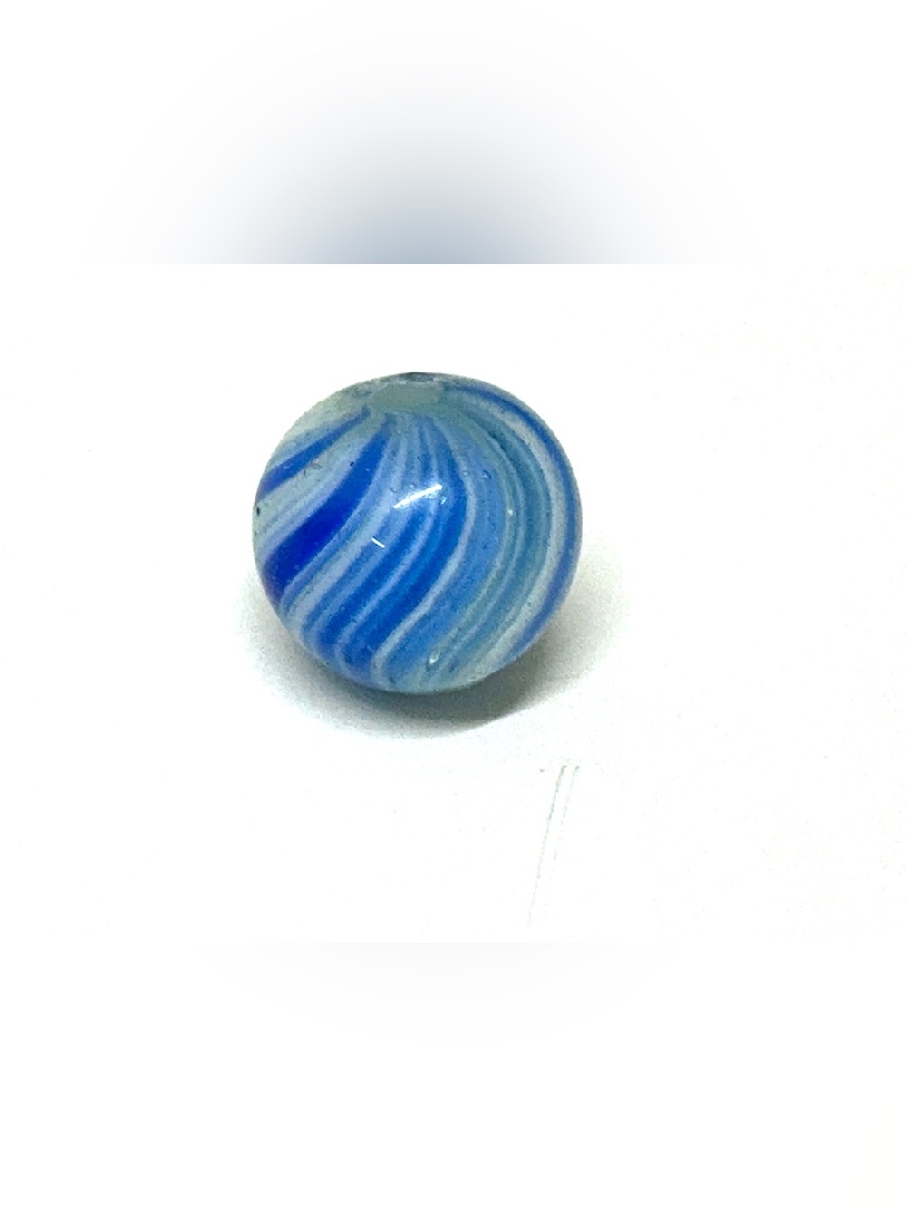 Antique German Onion Skin Multicolor Swirl Marble
